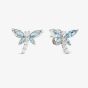 Nomination Shine Me Up Blue & White Cubic Zirconia Dragonfly Stud Earrings 241903/011