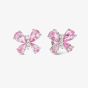 Nomination Shine Me Up Silver Multi Cut Pink Cubic Zirconia Butterfly Stud Earrings 241903/007