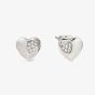 Nomination Petit Sparkle Silver Heart Stud Earrings 242304/004