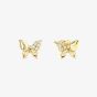 Nomination Petit Sparkle Gold Butterfly Stud Earrings 242304/042