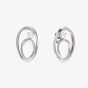 Nomination My Rebel Art Silver Double Oval Stud Earrings 242811/053