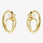 Nomination My Rebel Art Gold Tone Double Oval Stud Earrings 242811/055