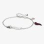 Nomination Easychic Silver Black & Red Cubic Zirconia Good Luck Bracelet 147901/045