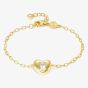 Nomination Domina Gold Tone Plated Heart Bracelet 240401/031