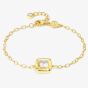 Nomination Domina Gold Tone Plated Square Bracelet 240401/036