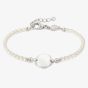 Nomination Messaggi D'Amore Engravable Round Disc Pearl Bracelet 241201/016