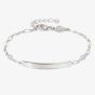 Nomination Messaggi D'Amore Engravable Plate White Cubic Zirconia Bracelet 241203/058