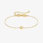Nomination Armonica Gold Plated Cubic Zirconia Star Pendant Bracelet 241302/009