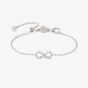 Nomination Shine Me Up Silver Cubic Zirconia Infinity Bracelet 241901/010