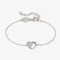 Nomination Petit Sparkle Silver Heart Bracelet 242300/004