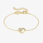 Nomination Petit Sparkle Gold Heart Bracelet 242300/006
