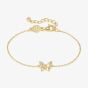 Nomination Petit Sparkle Gold Butterfly Bracelet 242300/042