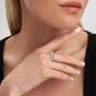 Nomination Colour Wave Sterling Silver Adjustable Pear Stone Ring 149810/004 (L-O)