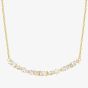 Nomination Colour Wave Gold Plated Multi-Cut Cubic Zirconia Necklace 149802/014