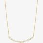 Nomination Colour Wave Gold Plated Multi-Cut Cubic Zirconia Necklace 149802/014