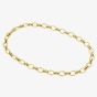 Nomination Short Affinity Gold Plated Stainless Steel Oval Link Necklace 028604/012