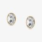 Nomination Oval Gold Cubic Zirconia Stud Earrings 027841/010