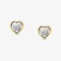 Nomination Hearts Gold Cubic Zirconia Stud Earrings 027843/010