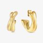 Nomination Ecclettica Gold Cross Over Hoop Earrings 134316/012