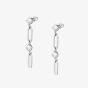 Nomination Chains Of Style Silver Cubic Zirconia Drop Earrings 029404/001