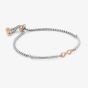 Nomination Milleluci Rose Gold Finish Infinity Toggle Pavé Half Bangle 028004/024