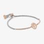 Nomination Milleluci Rose Gold Finish Pavé Tree of Life Toggle Half Bangle 028005/017