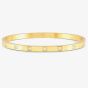 Nomination Pretty Bangles Gold Plated Half Set Cubic Zirconia Bangle 029507/012
