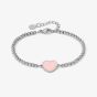 Nomination Emosfere Silver Pink Enamel Ball Bead Bracelet 134200/006