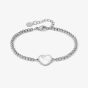 Nomination Emosfere Silver Mother Of Pearl Ball Bead Bracelet 134201/036