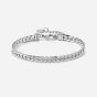 Nomination Ecclettica Silver 20cm Curb Chain Bracelet 134300/001