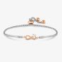 Nomination Milleluci Silver & Rose Gold Infinity Heart Toggle Bracelet 028020/024