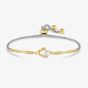 Nomination Milleluci Silver & Gold Double Heart Toggle Bracelet 028021/022