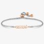Nomination Milleluci Silver & Rose Gold Tone Sister Bracelet 028026/008