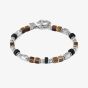 Nomination InstinctStyle Stainless Steel & Tigers Eye Stone Infinity Bracelet 027936/097