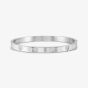 Nomination Pretty Bangles Stainless Steel Cubic Zirconia Heart Medium Bangle 029512/004