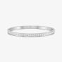 Nomination Pretty Bangles Stainless Steel Cubic Zirconia Channel Medium Bangle 029513/001
