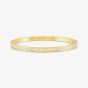 Nomination Pretty Bangles Gold pLated Cubic Zirconia Channel Medium Bangle 029513/020