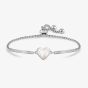 Nomination Milleluci Stainless Steel Mother of Pearl Heart Box Chain Bracelet 028031/068