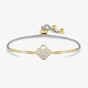 Nomination Milleluci Yellow Gold Tone Plated Cubic Zirconia Heart Padlock Box Chain Bracelet 028030/019