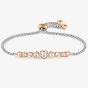 Nomination Milleluci Colour Stainless Steel White Crystal Hearts Bracelet 028011/010