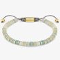 Nomination InstinctStyle Gold Finish Stainless Steel Amazonite Bracelet 027927/037