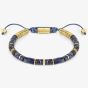 Nomination InstinctStyle Gold Finish Stainless Steel Sodalite Bracelet 027925/034
