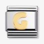Nomination CLASSIC Gold Letters G Charm 030101/07