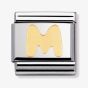 Nomination CLASSIC Gold Letters M Charm 030101/13