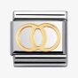 Nomination CLASSIC Gold Daily Life  Wedding Rings Charm 030109/21