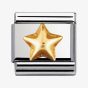 Nomination CLASSIC Gold Daily Life Raised Star Charm 030110/12