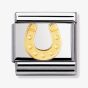 Nomination CLASSIC Gold Good Luck  Horseshoe Charm 030115/11
