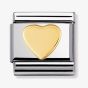 Nomination CLASSIC Gold Love Collection Flat Heart Charm 030116/02