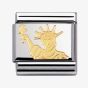 Nomination CLASSIC Gold Monuments Statue of Liberty Charm 030128/08