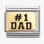 Nomination CLASSIC Gold #1 Dad Charm 030166/39